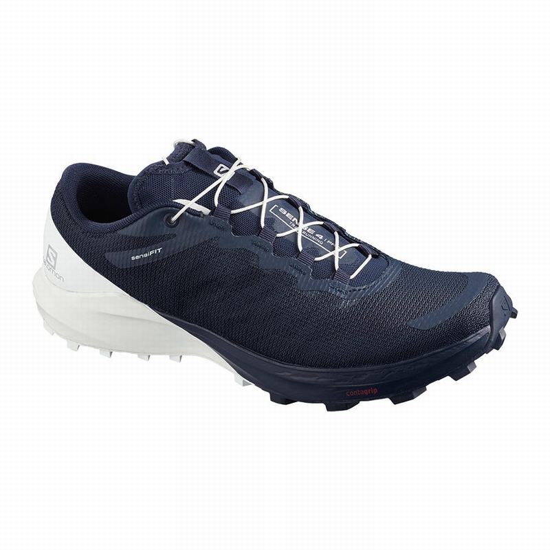 SALOMON SENSE PRO 4 Philippines - Women's Trail Running Shoes - Navy/White | 065381-CMT